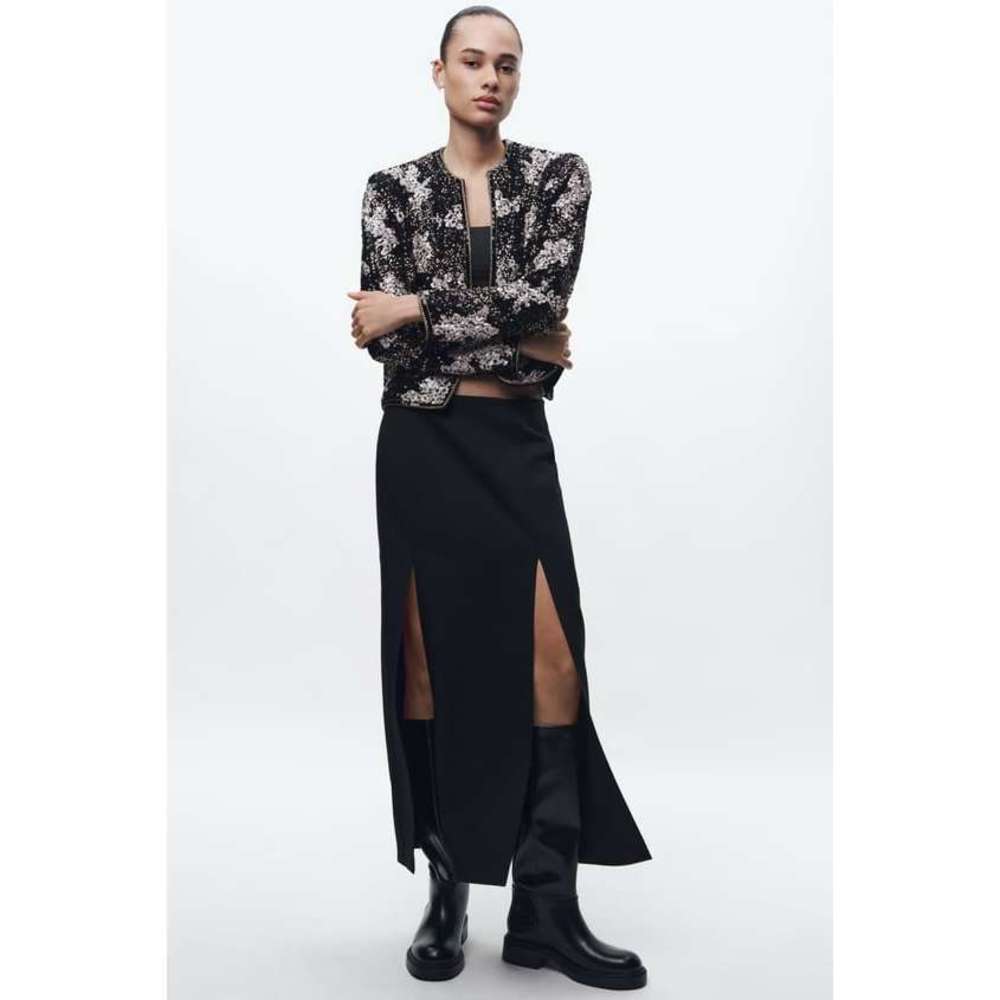 🤍 OPEN FRONT SEQUIN JACKET NWT - image 6